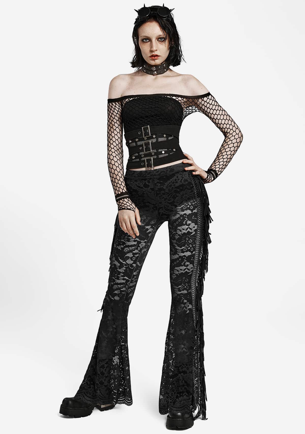 Goth Lace Trousers